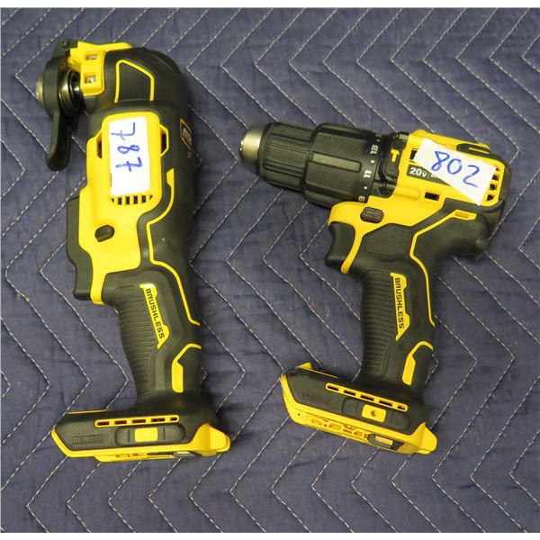 DeWalt DCD709 Hammer Drill-Driver & DCS354 Oscillating Multi-Tool