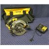 Image 1 : DeWalt DCS578 Circular Saw w/ Charger & Carry Case