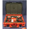 Image 1 : Milwaukee Packout Case w/ Hammer Drill & Impact Driver, Charger, etc