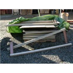 Large Lot of Metal Shelving (92)