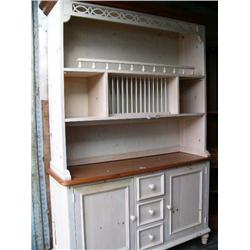 2-piece pine Hutch (92)