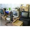 Image 1 : Lot of electronic equipment: TV's, computer monitors, micas. Computer equipment (84)