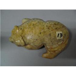 Willie Wilson of Kotzebue, 6" Soapstone Bear (2)