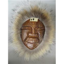 8" Cotton Wood mask by Willie Wilson (2)