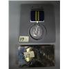Image 1 : State of Alaska National Guard Medal and an Alaska Belt Buckle (2)