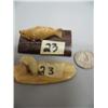 Image 1 : 1 1/2" Ivory Bear and a 2" Bone Fish (2)