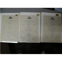 Breakfast, Lunch and Dinner from the  SS Aleutian, Alaska Steamship Co. 1944 (2)