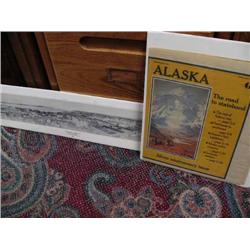 31" Long Photograph by Sam E. McDowell, of Anchorage Alaska, 1948 and a Silver Anniversary Issue of 