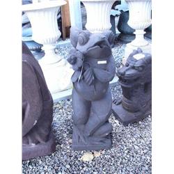 25" Concrete Frog Fountain (1)