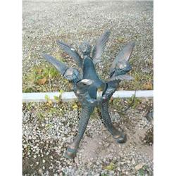 CHOICE on 3 cast iron Angel Plant Stand (100)