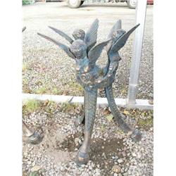 CHOICE on 3 cast iron Angel Plant Stand (100)