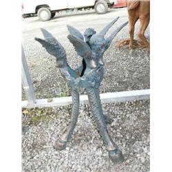 CHOICE on 3 cast iron Angel Plant Stand (100)