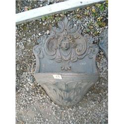 CHOICE on 3 cast iron Wall Mounted Fountain with Cherub Face (100)