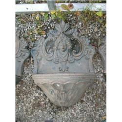 CHOICE on 3 cast iron Wall Mounted Fountain with Cherub Face (100)