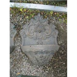 CHOICE on 3 cast iron Wall Mounted Fountain with Cherub Face (100)