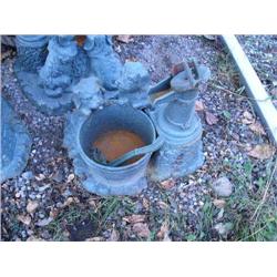 CHOICE on 4 cast iron 2 dog Pump Fountain  (100)