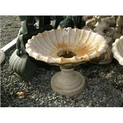 CHOICE on 2 cast iron 12" planters (100)