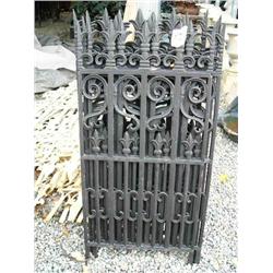 CHOICE on 5 Black Fence Pieces 43" tall x 20"   (100)