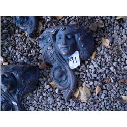 CHOICE on 9 Art Nouveau Wall Planters 13"  (100)