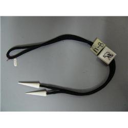 CHOICE on 2 Bolo Ties: Scrimshawed Goat (2)