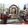 Image 4 : Collection of nautical decorations: includes- 3 sailing ships, 5 lighthouses, 4 small glass encased 
