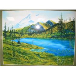 Print of a mountain by Jennings (86)