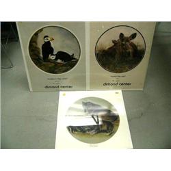 Lot of 3 Mother's Day posters by Ronnie Lee Lynch: 1986 poster called "Wolf Cubs at Play", print 230