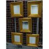 Image 1 : Lot of 5 beveled mirrors with ornate frames (8888)