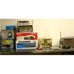 Video recorder; household pump; VCR; Halogen light; finishing sander; etc. (84)