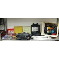 JVC camcorder; air compressor; piano tuning kit; etc. (84)