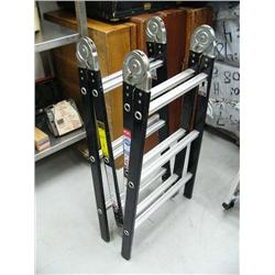 Black folding ladder (84)