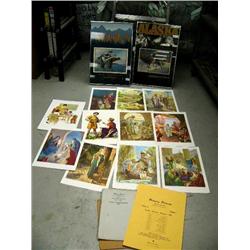 1st Alaska Waterfowl Conservation Stamp print 1985; 1986 Alaska Waterfowl Conservation Stamp print; 