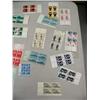 Image 2 : Large collection of unused 4 & 5 cents plate block stamps (2)