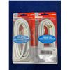 Image 1 : RCA RG6 Coax Cable (2 x 12ft)