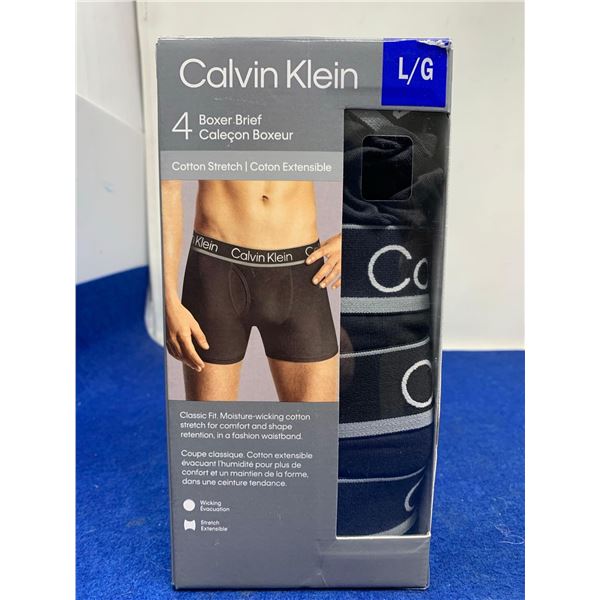 Calvin Klein 4pk Boxer Briefs (L)