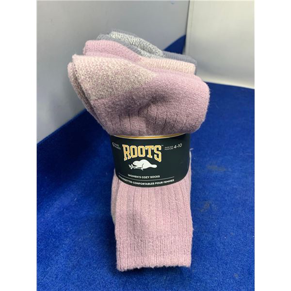 Roots Women's Cozy Socks 6pk (size 4-10)