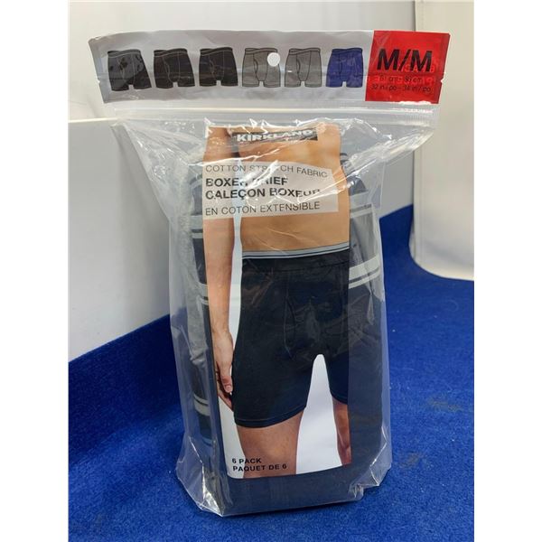 Kirkland Cotton Boxer Briefs 6pk (m)