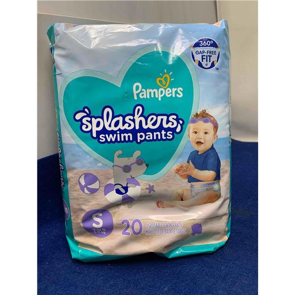 Pampers Splashers Swim Pants (Size S 13-24lbs) 20ct