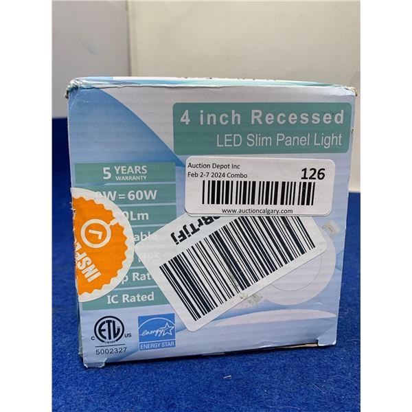 4in Recessed LED Slim Panel Light