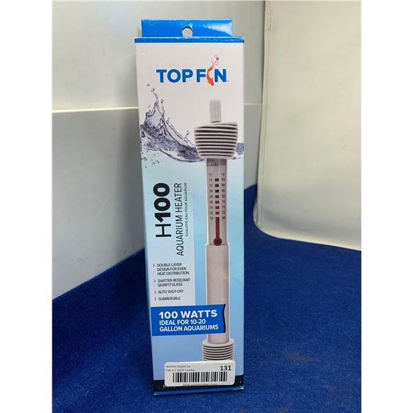 TopFin H100 Aquarium Heater 100w