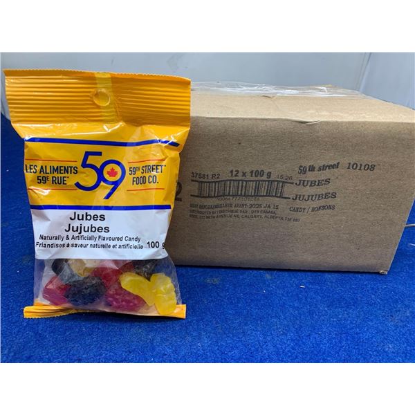 59th Street Jubes Candy (12 x 100g)
