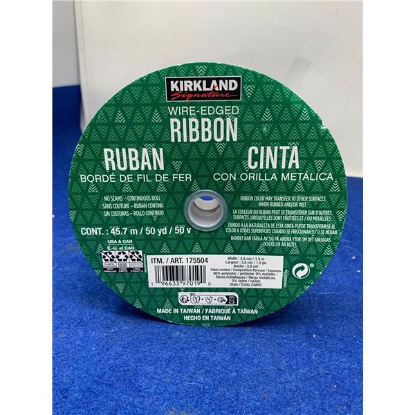 Kirkland Wire-Edged Ribbon (50yrds)