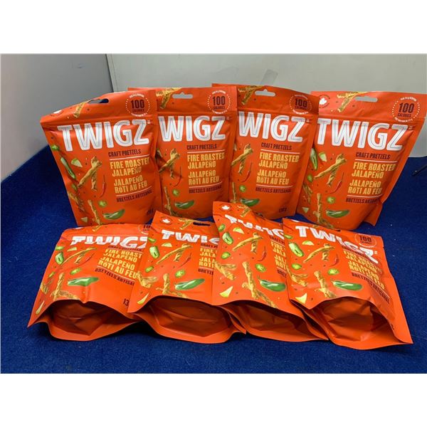 Twigz Craft Pretzels Fire Roasted Jalapeno (8 x 130g)