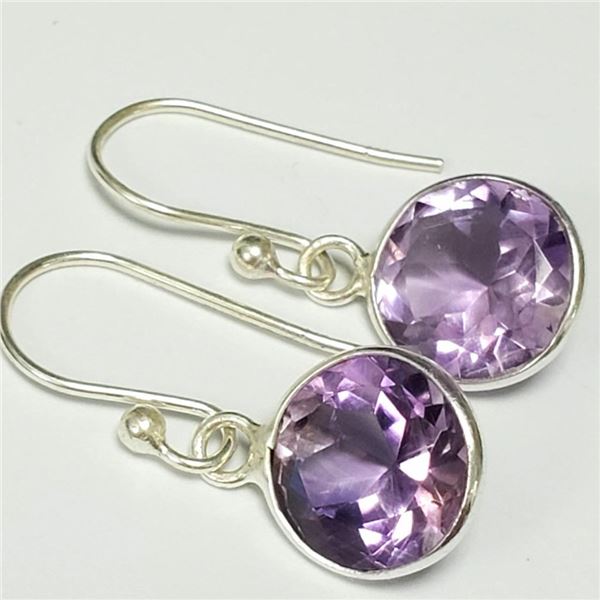 Silver Amethyst Earrings, Suggested Retail Value $160
