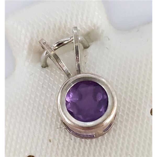 Silver Amethst Pendant, Made in Canada, Suggested Retail Value $80