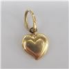 Image 1 : 18K Yellow Gold 1G Heart Pendant, Suggested Retail Value $550