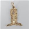 Image 1 : 10K Yellow Gold 0.89G Pendant, Suggested Retail Value $270