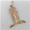Image 2 : 10K Yellow Gold 0.89G Pendant, Suggested Retail Value $270
