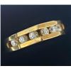 Image 3 : 14K Yellow Gold Diamond(0.12ct) Ring (~Size 6.25)(Ring is resizable for $40) (~weight 3.4g), Suggest
