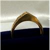 Image 4 : 14K Yellow Gold Diamond(0.12ct) Ring (~Size 6.25)(Ring is resizable for $40) (~weight 3.4g), Suggest